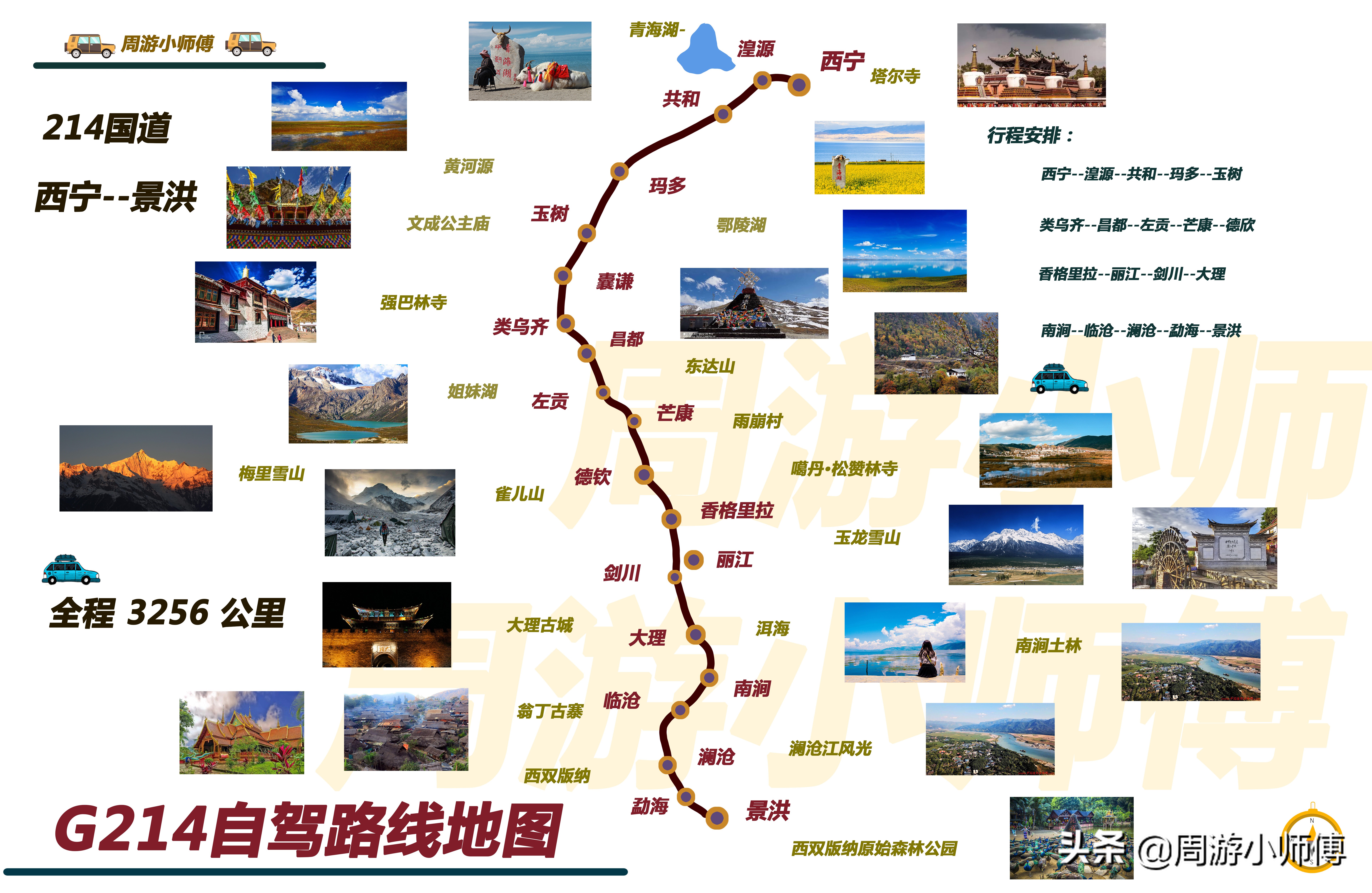 中国自驾游经典线路图,自驾游30条经典自驾路线