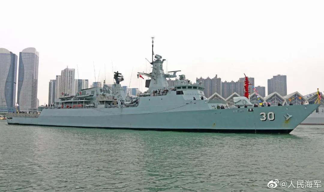 各国舰艇齐聚青岛,阅舰式上各展雄风!