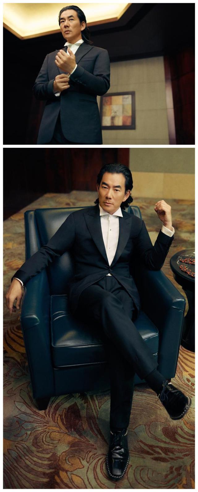 任贤齐年轻时颜值巅峰长头发,任贤齐极度霸气