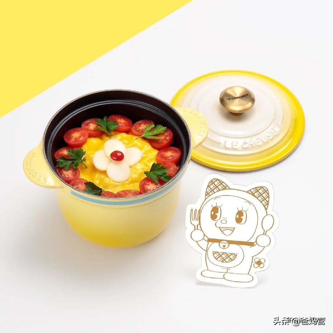 法国lecreaset珐琅铸铁锅价格,哆啦a梦联名款陶瓷锅