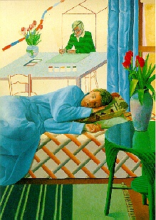 英国同性恋艺术大师DavidHockney作品欣赏