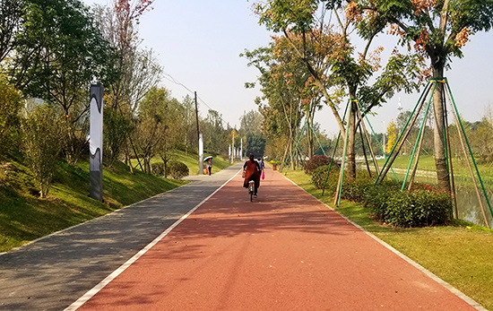 空港中央公园成都,空港绿道