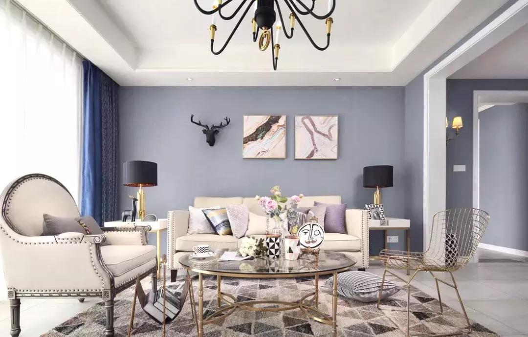 北欧美式整屋设计 (小户型高级感美式设计)