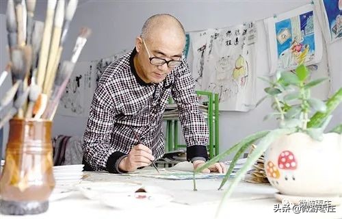 中国漫画界里有一位叫盖桂保的枣庄人