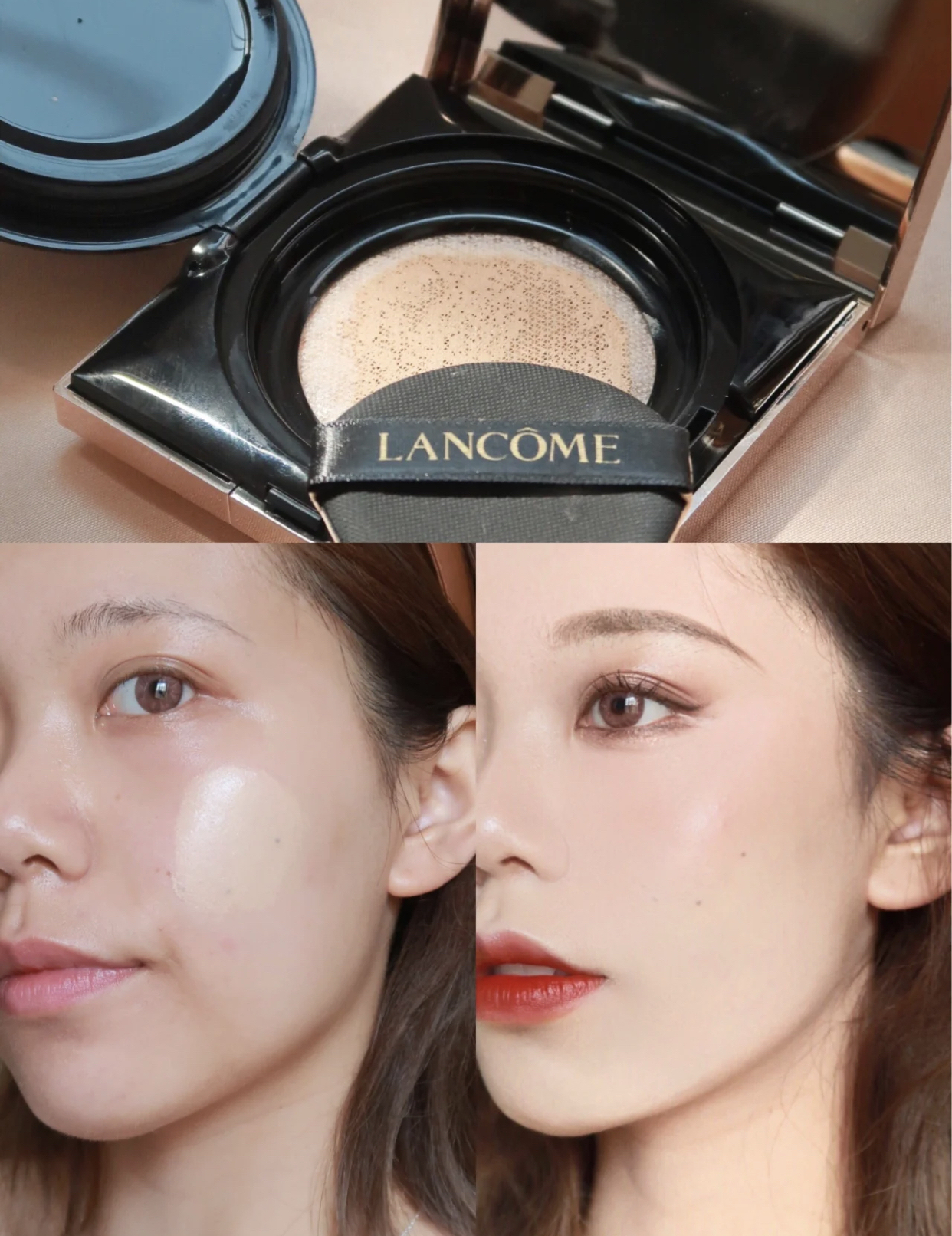 cpb气垫和兰蔻菁纯气垫哪个好,ysl干皮遮瑕效果好的粉底