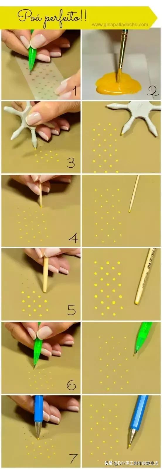 笔芯画画教程简单可爱,鹅式笔芯画画小教程