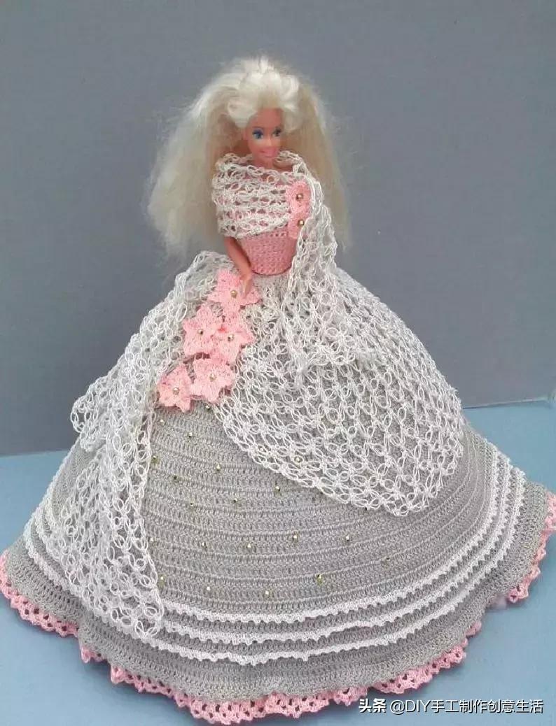 娃娃的衣服怎么钩简单,钩最简单的娃娃衣服教程