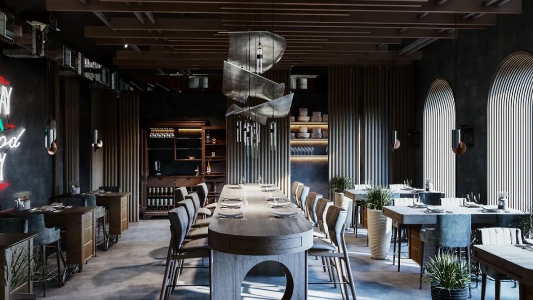 30大餐厅装修,30种餐厅效果图