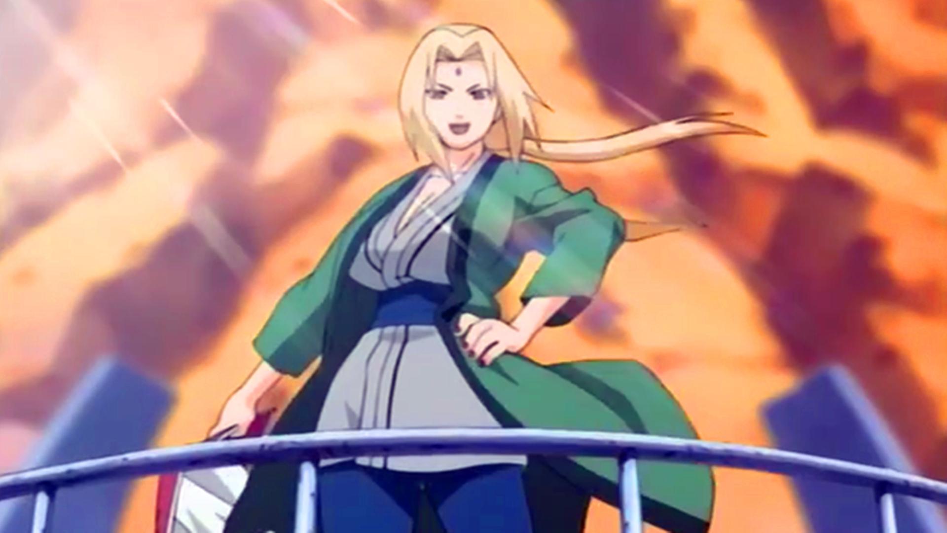 纲手老去,火影忍者纲手变衰老