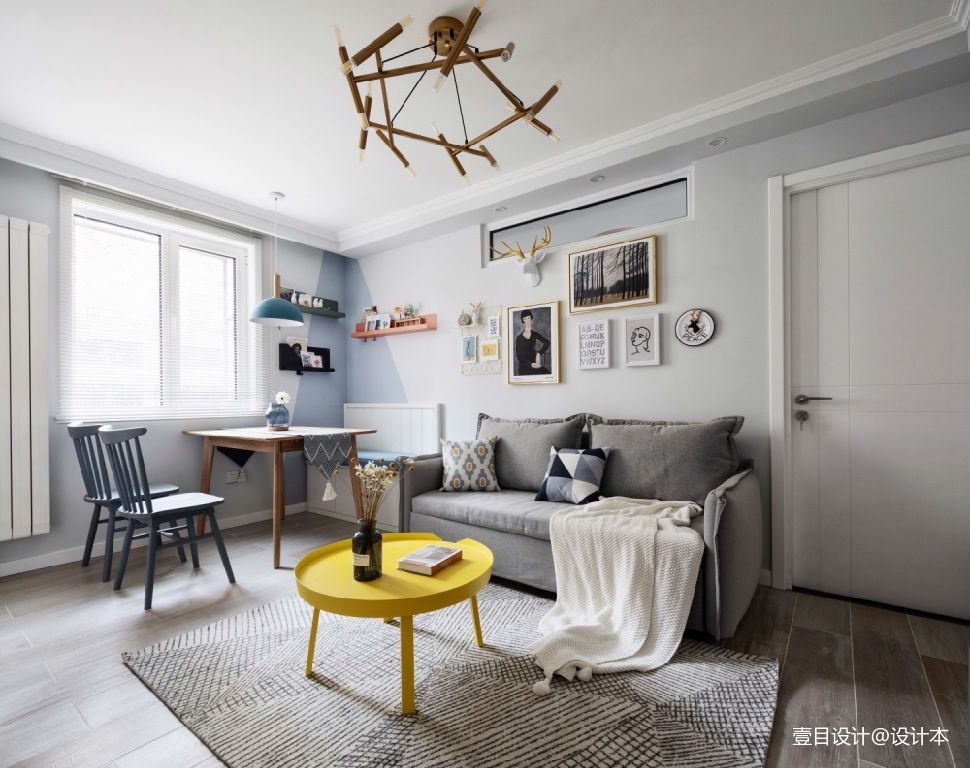 北京夫妻48平方小户型6万改造,二居室空间改造设计