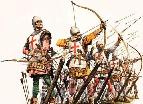 中世纪骑士大战大秦骑兵,英法百年战争弓箭射穿铠甲
