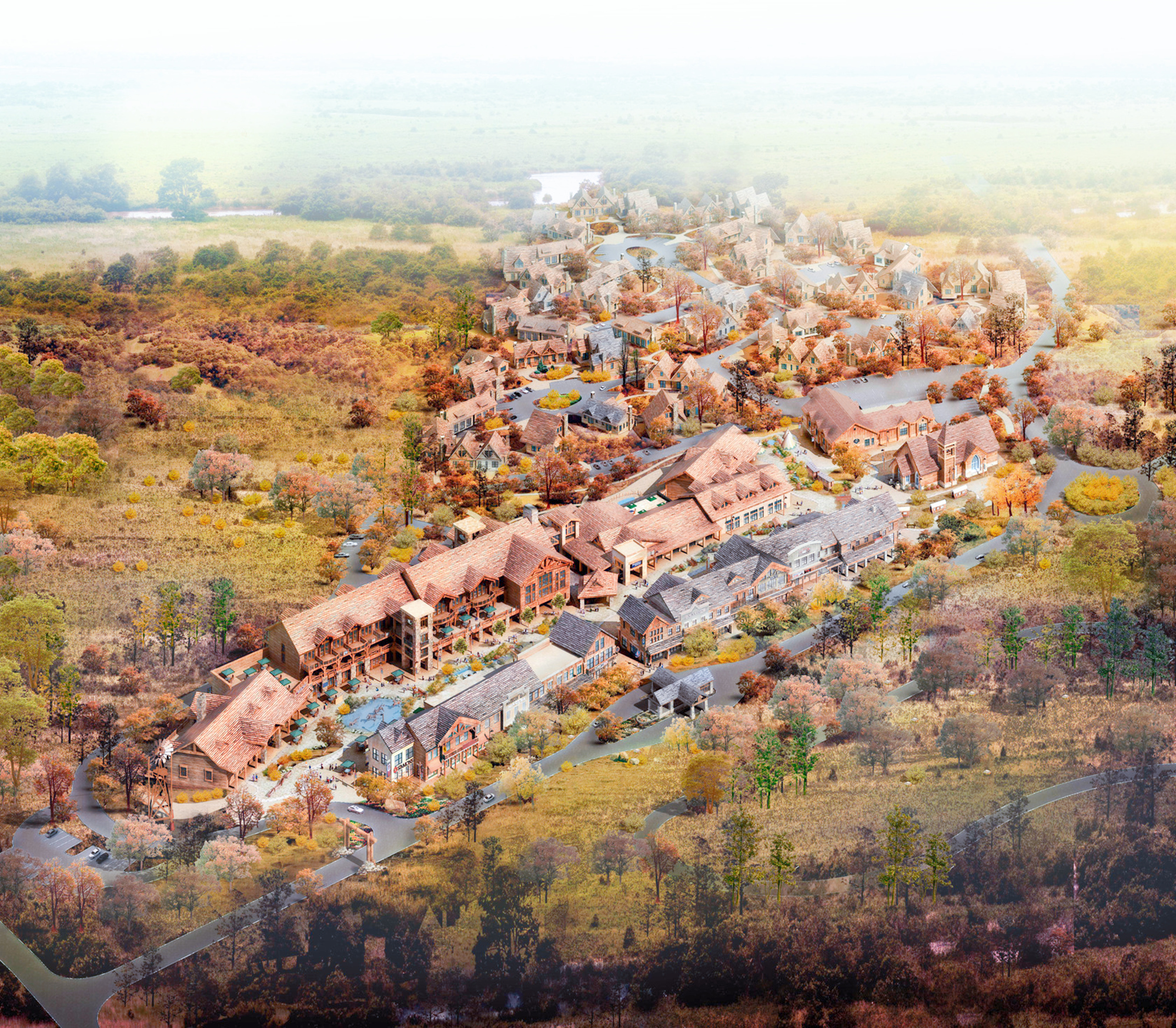 北京附近的欧洲风格小镇,欧美小镇房子