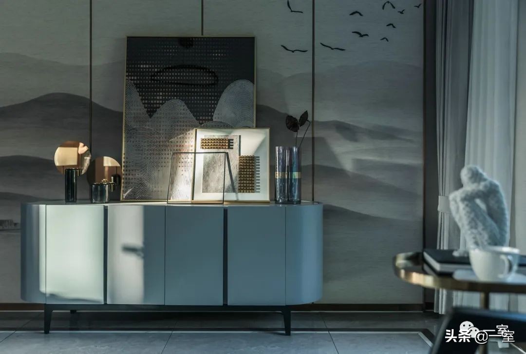 梁志天唐忠汉排名,现代风背景墙作品