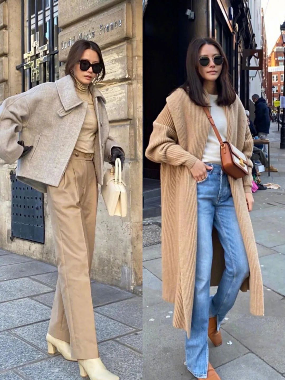 韩国很火的穿搭博主,韩国时尚女装大衣