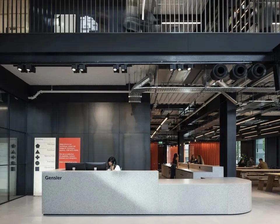 办公室装修前台效果图,工厂办公室前台装修效果图