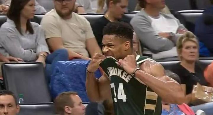 字母哥暴扣马修斯,马修斯垫脚杜兰特