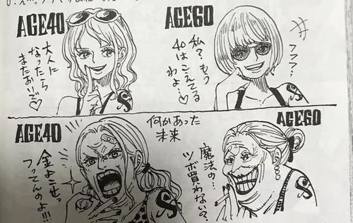 路飞索隆山治艾斯萨博娜美,当路飞老了以后