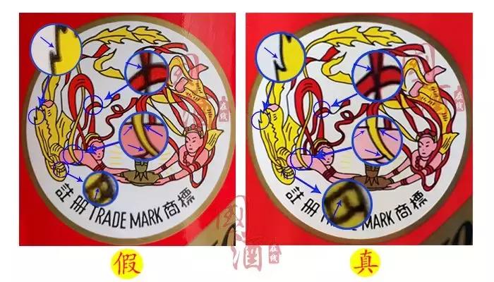 新茅台飞天标暗记图,飞天茅台防伪暗记