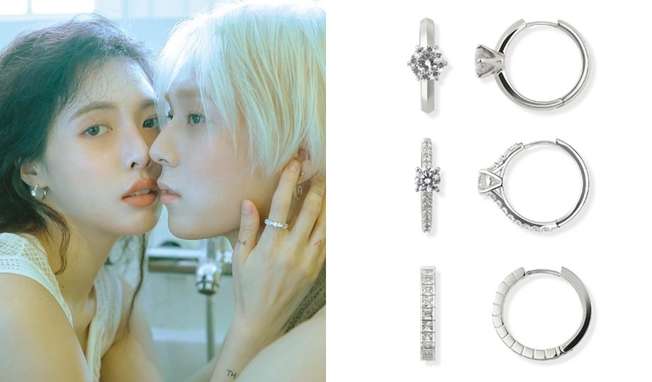 泫雅风彩珠戒指教程,泫雅同款情侣对戒