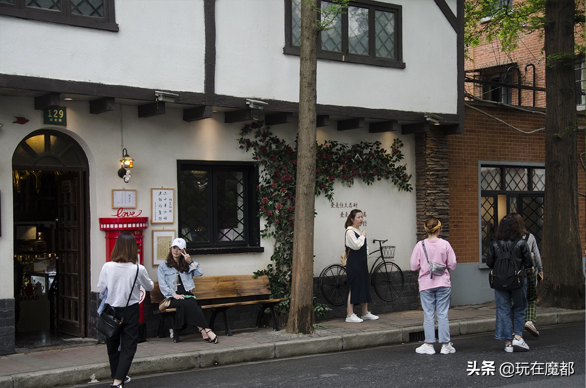 上海的这条路,魔都的街上的小姐姐