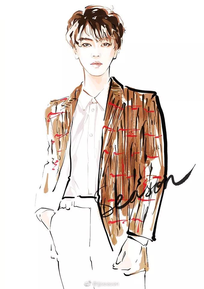 精美水墨插画,那些浪漫的水墨画插画