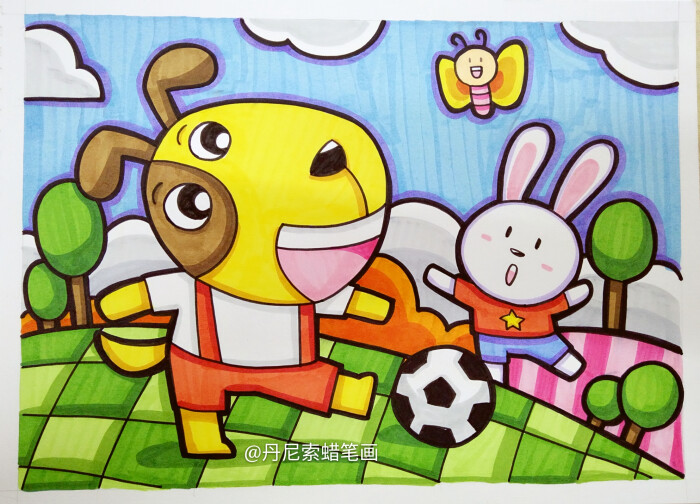 8-12岁儿童绘画范画,简单又好画的儿童画大全