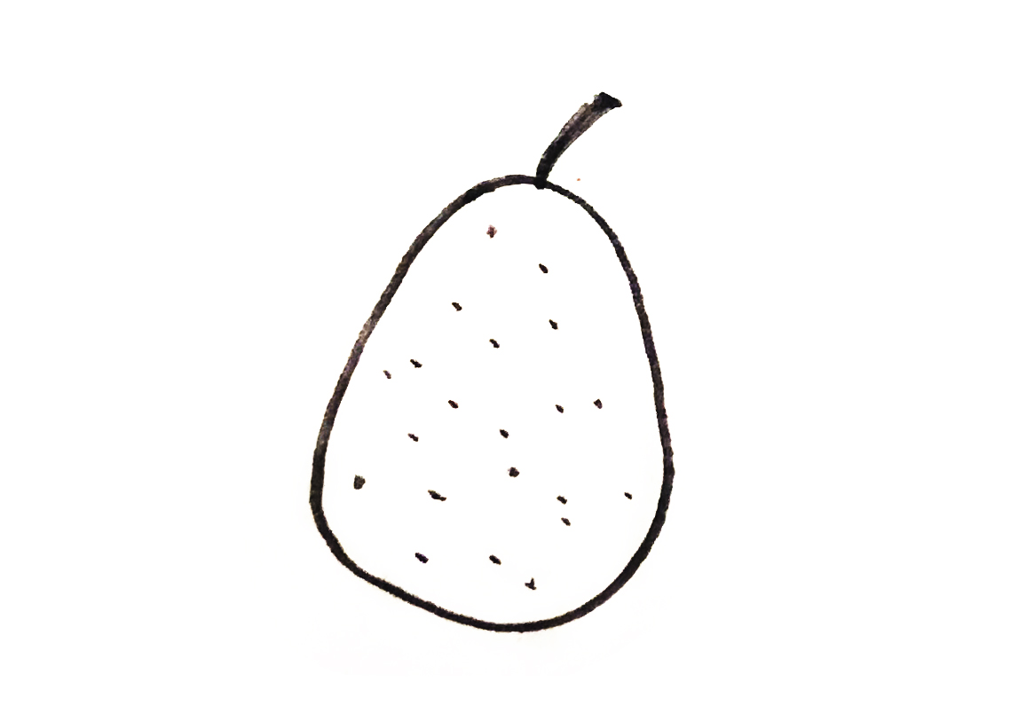 水果画简笔画可爱,卡通简笔画水果怎么画