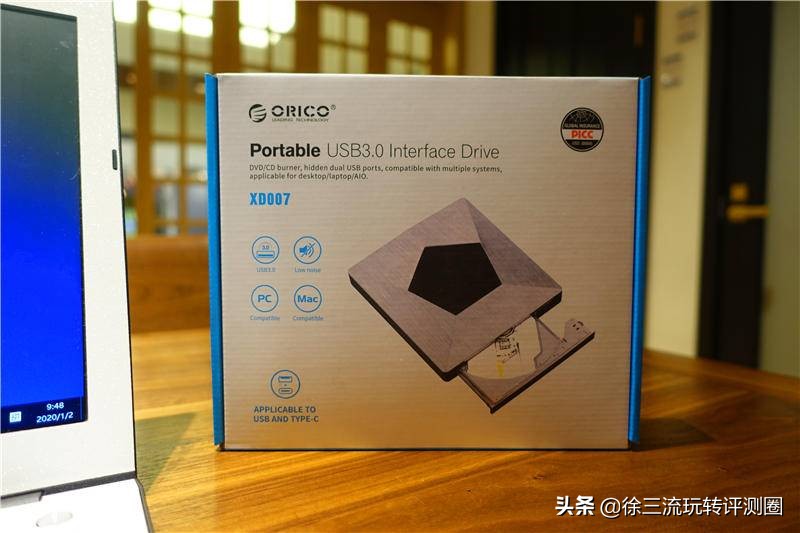 orico外置usb3.0光驱,没有ide接口怎么安装光驱