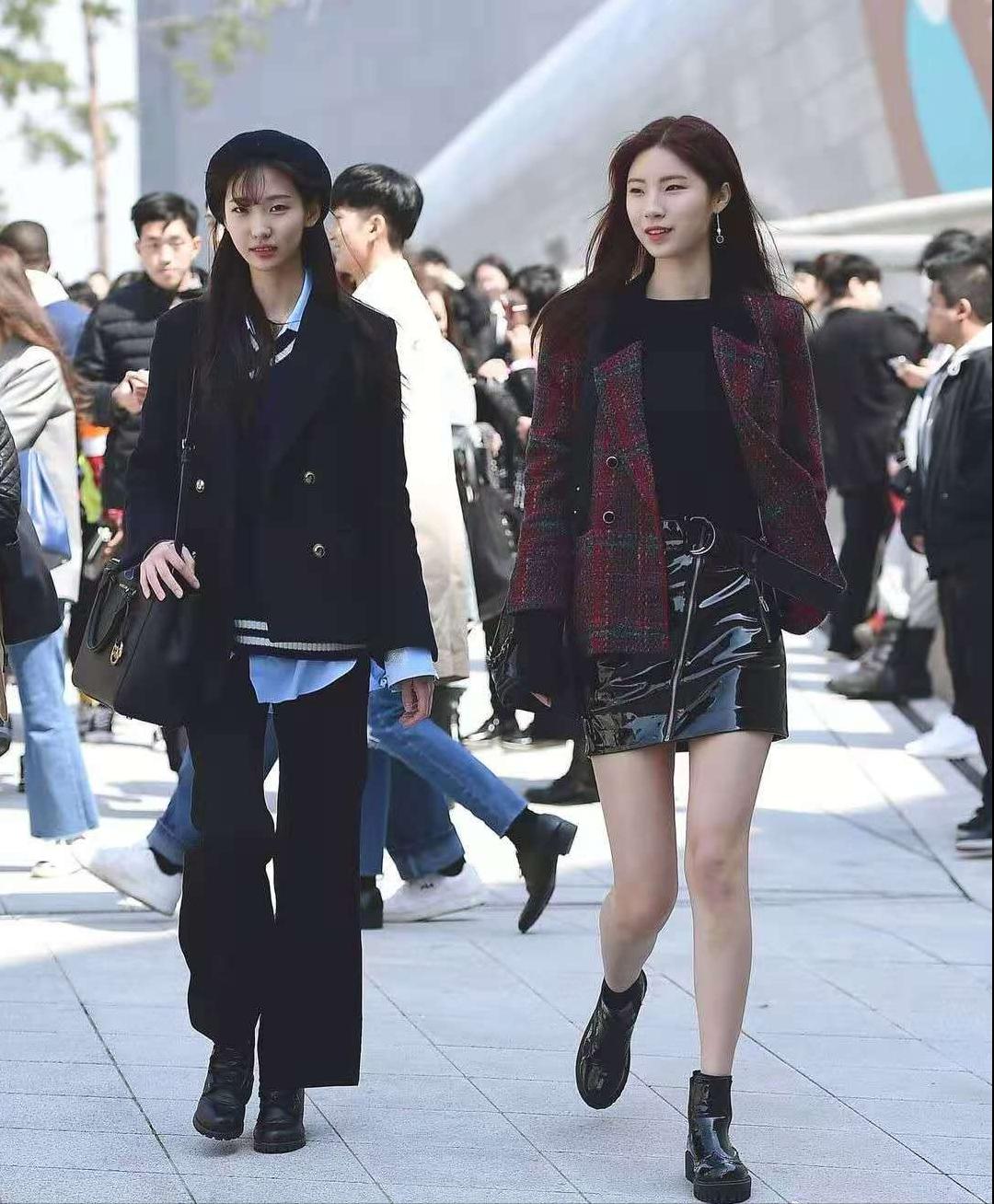 今年韩国女生流行穿搭,讲真的穿搭