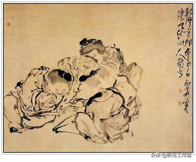 有幅清朝时期的人物画,晚清民国神仙人物画欣赏