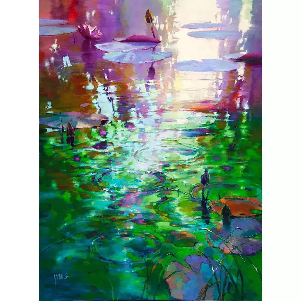 三个画家笔下的雪景,三位油画家的风景画