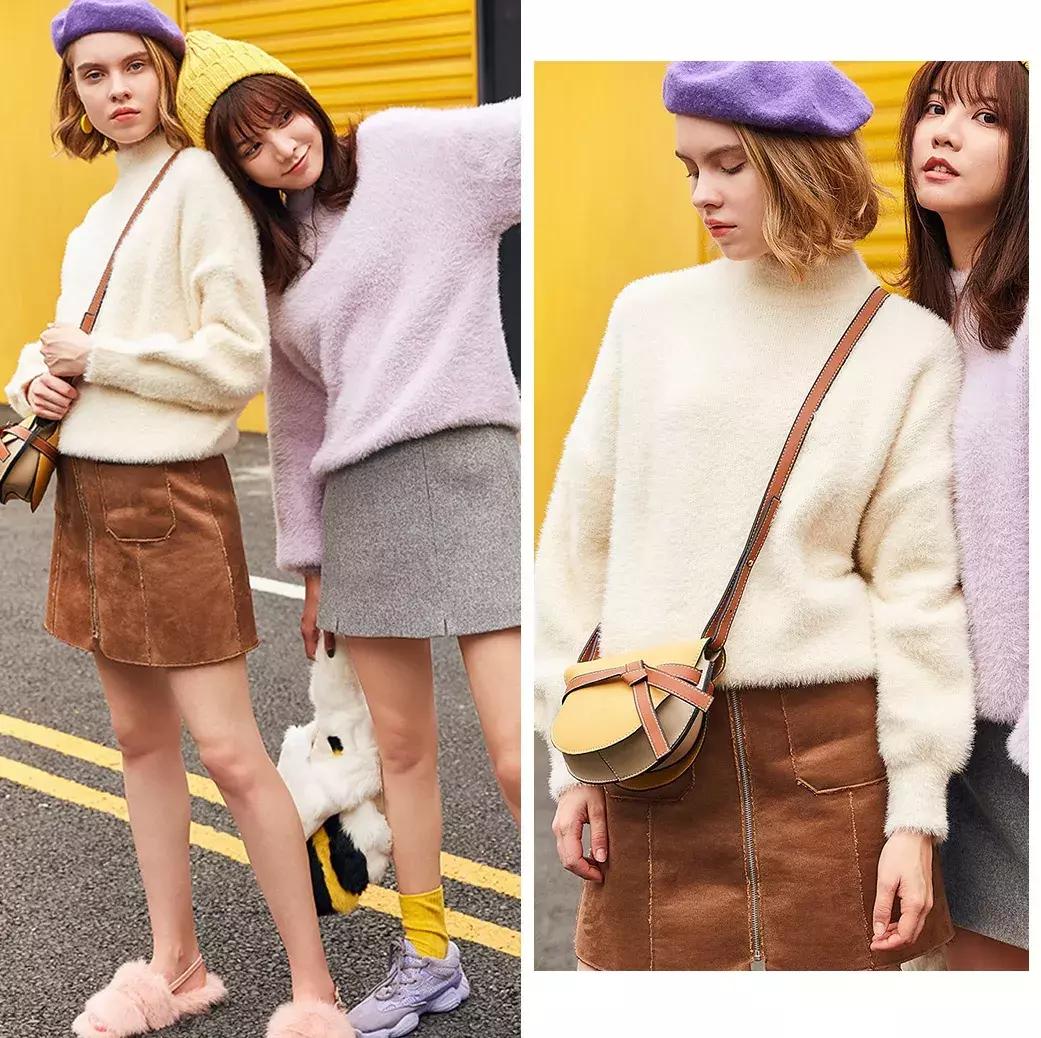 大毛衣裙子秋季女款大码,大毛衣裙穿搭女秋冬加厚