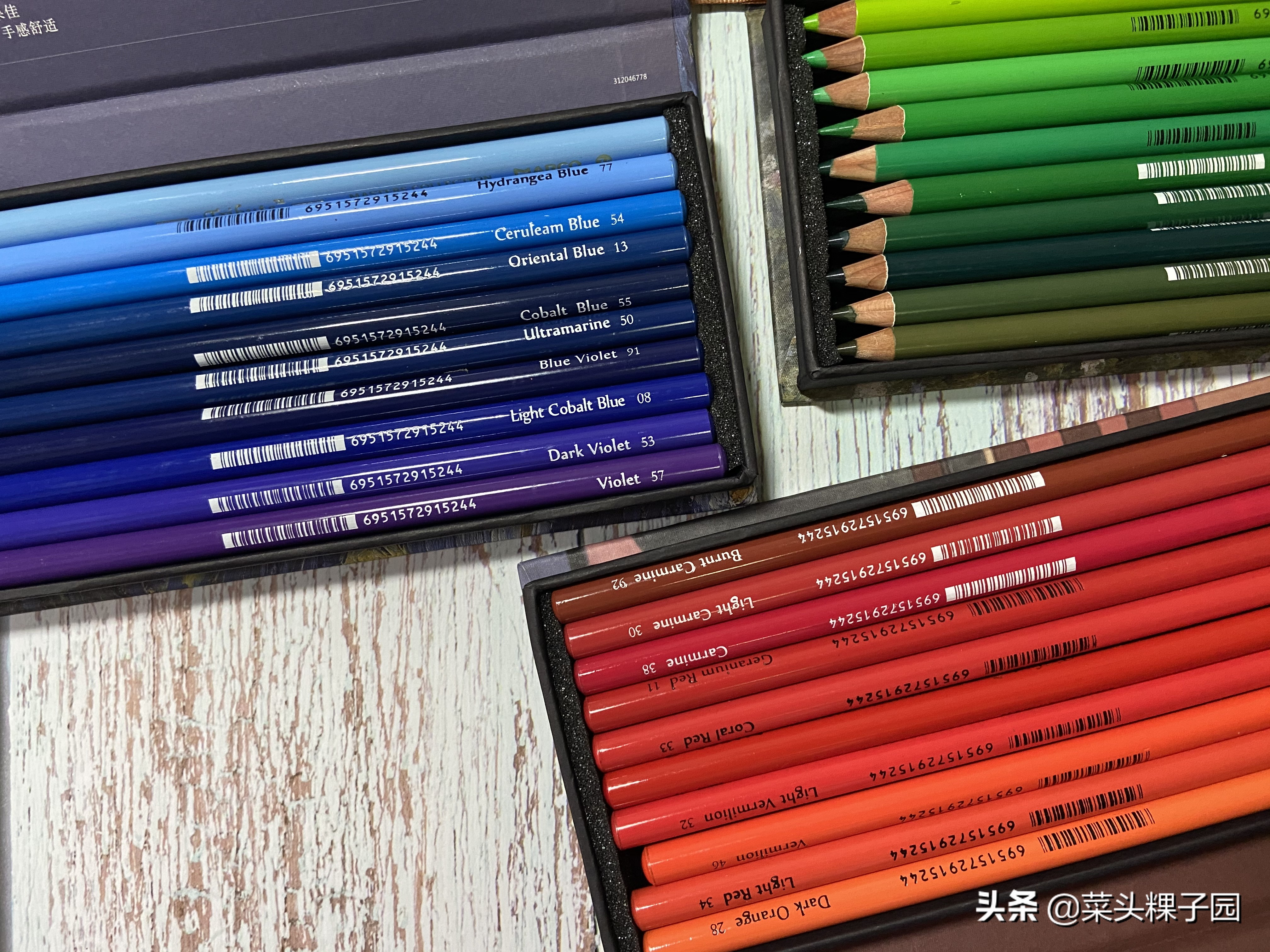 马可大师级彩铅,彩铅测评马可大师