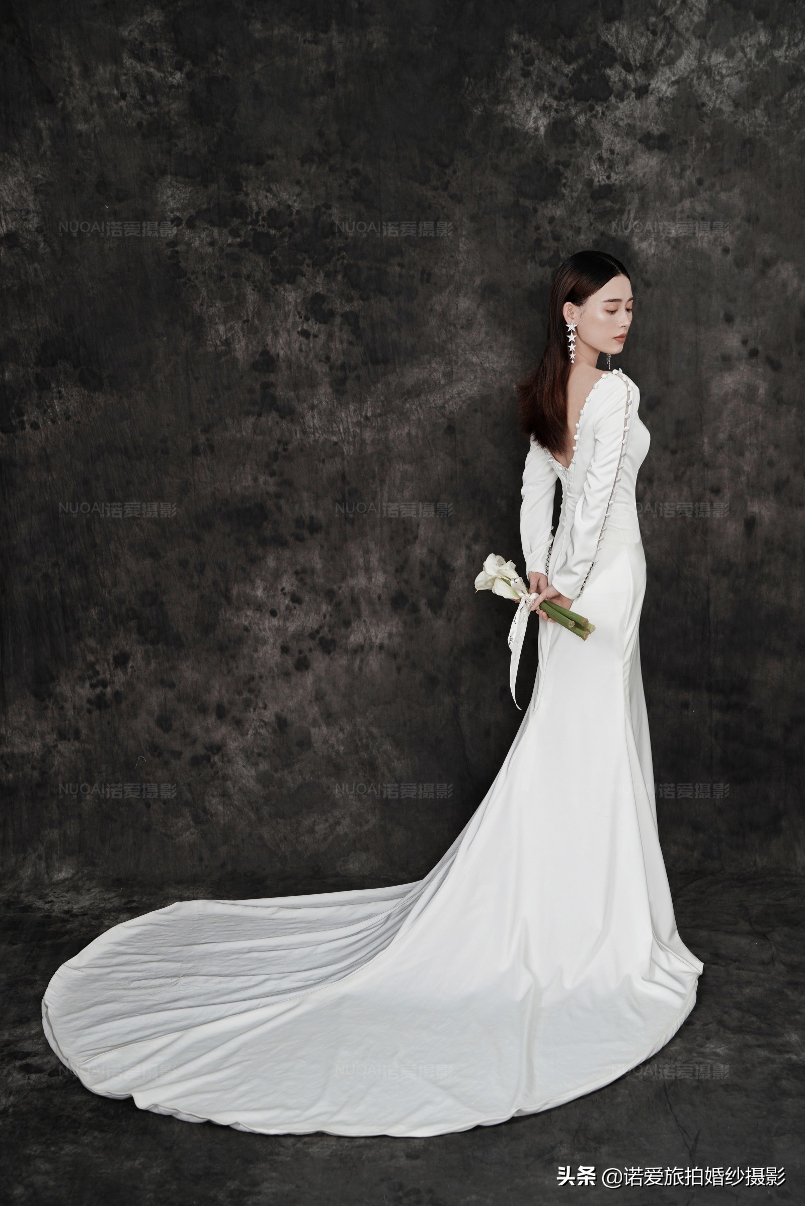 不一样的婚纱照拍摄俏皮又清新,冷暖色婚纱照