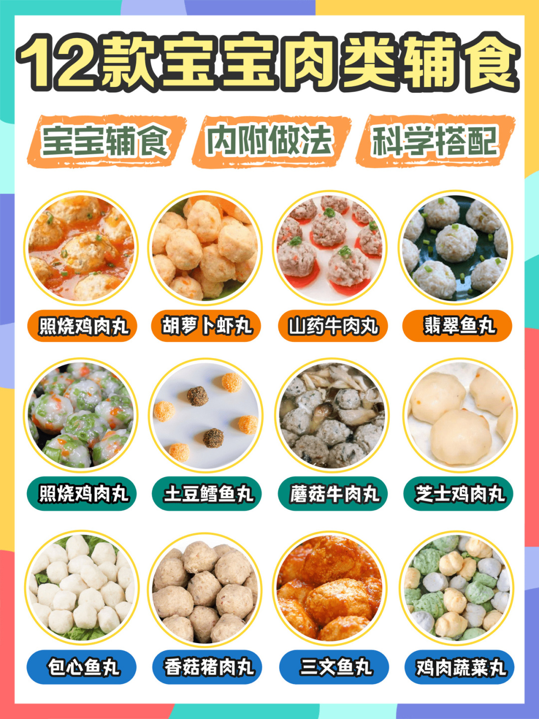 辅食肉类7-8个月肉丸,10个月宝宝肉类辅食肉丸