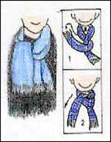 生活小妙招—围巾的花式系法