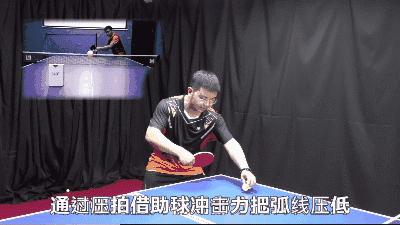 拉高吊弧圈球时击球部位,高吊弧圈球如何拉强烈下旋球