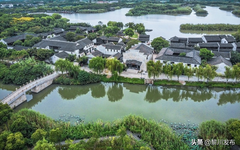 常熟沙家浜景区古人雕塑,常熟地图全图大图沙家浜