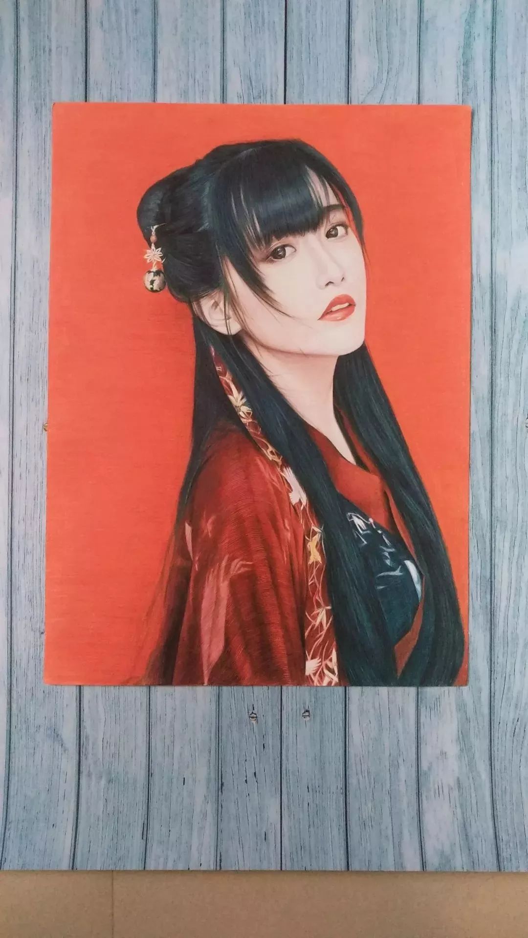 彩铅画完整古风唯美女子教程复杂,彩铅如何画出高级感教程