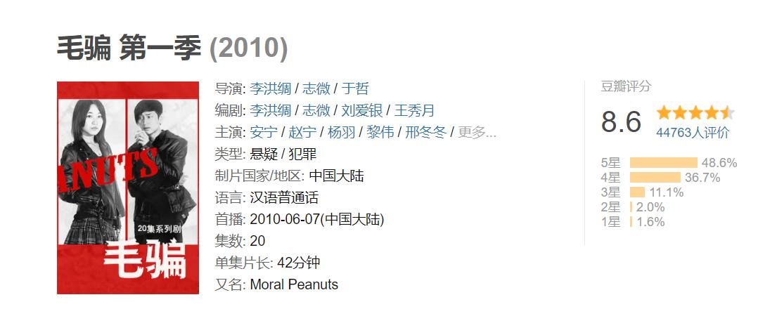 十部顶级网剧毛骗,毛骗终结篇最棒的国产网剧