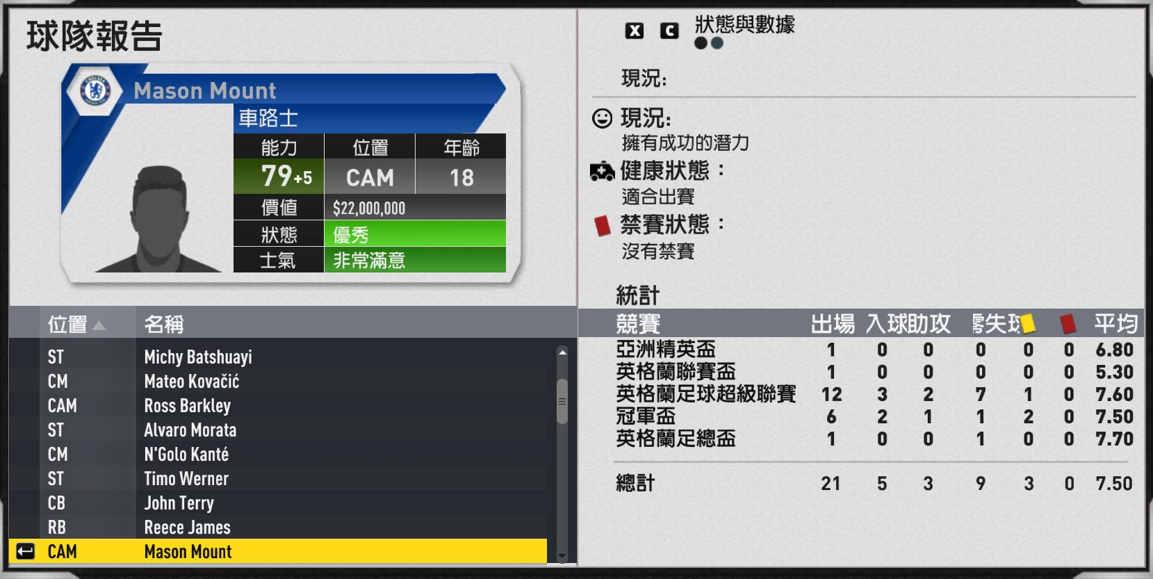 fifa17阿扎尔,fifa17切尔西阵容