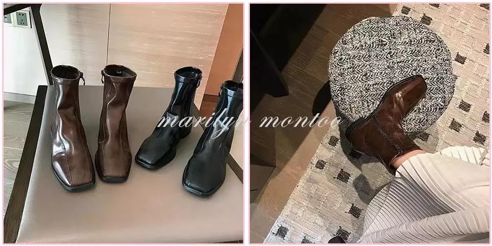 高腰靴子搭配正肩大衣,格子大衣和马丁靴怎么搭配才好看