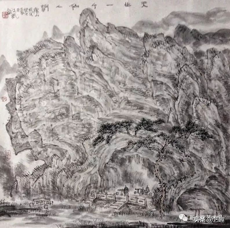 画家江枫作品,黄公望评价