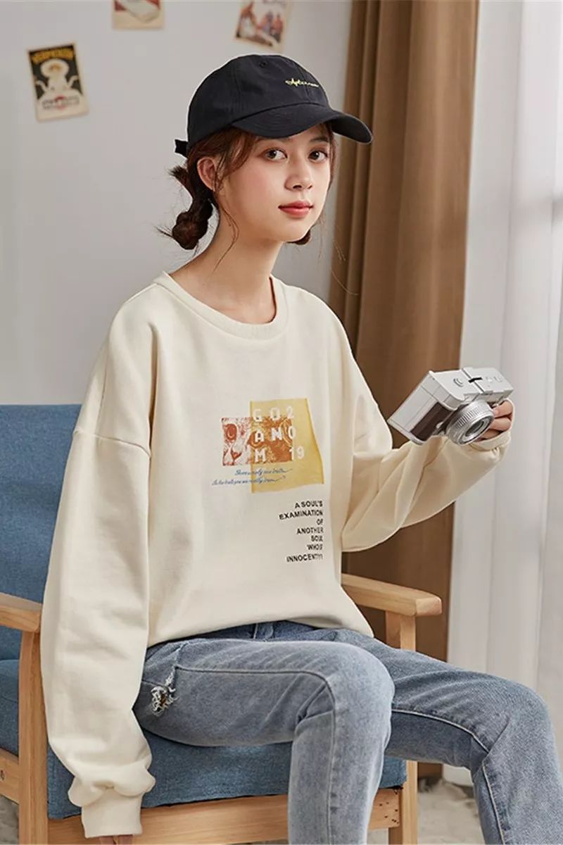 买卫衣又好看又便宜,盐系休闲卫衣外套