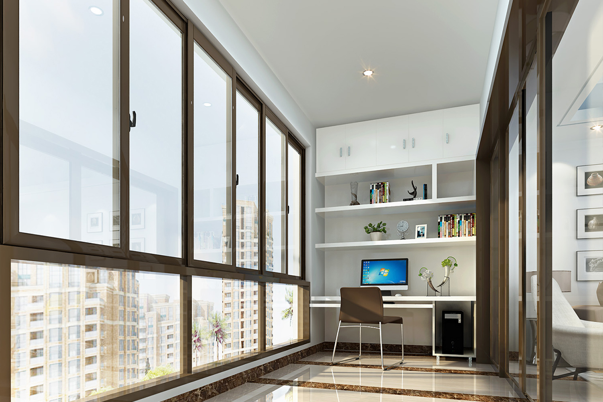 阳台断桥铝门窗什么颜色好看,阳台门窗断桥铝厚度多少最合适