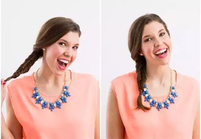 鱼骨辫的编发教程图解,扎鱼骨辫的编发教程