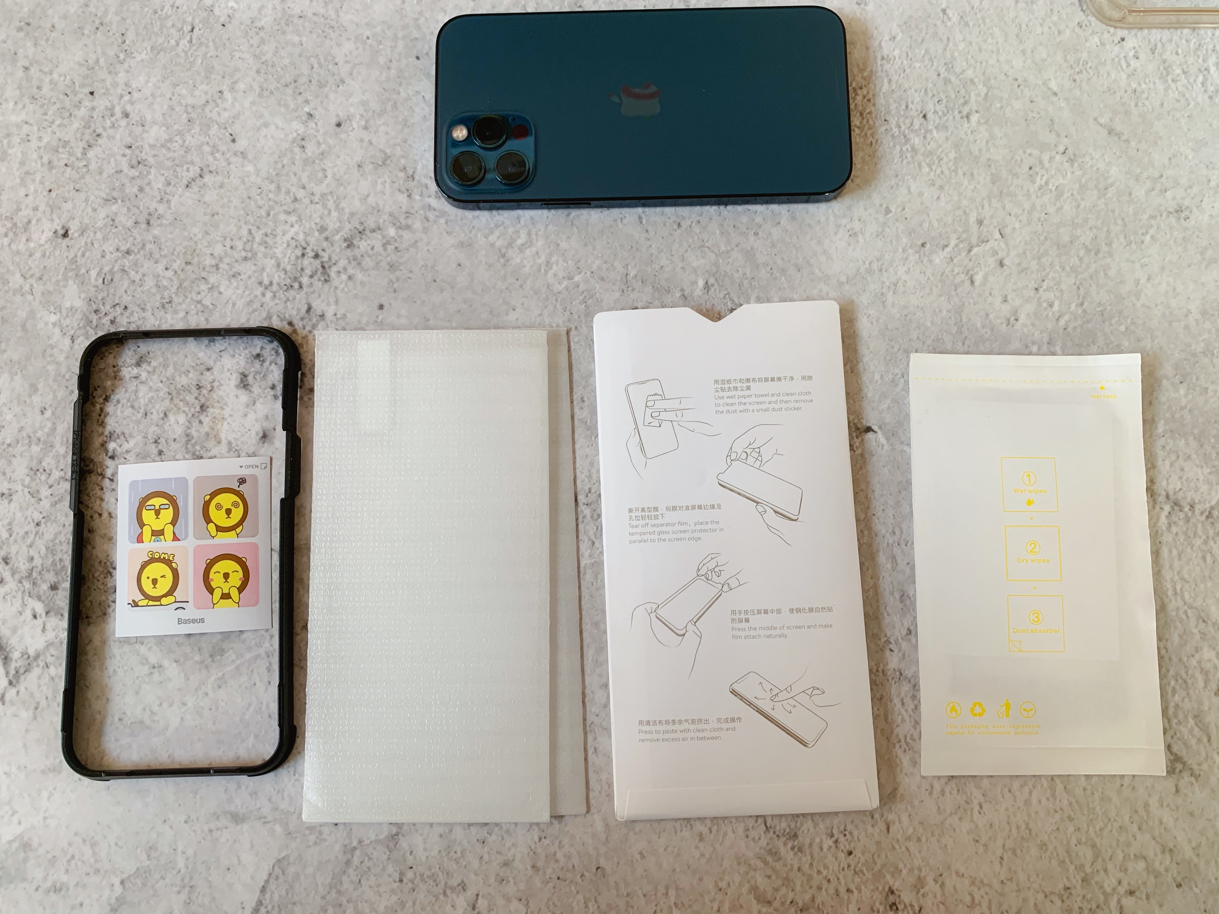 14promax康宁钢化膜倍思,ip12防指纹钢化膜