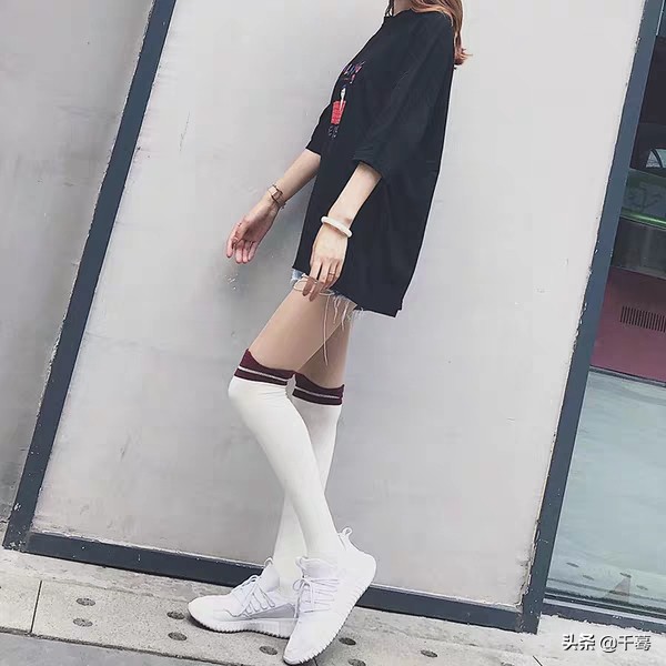 长筒袜女好看,长筒袜气质女孩视频