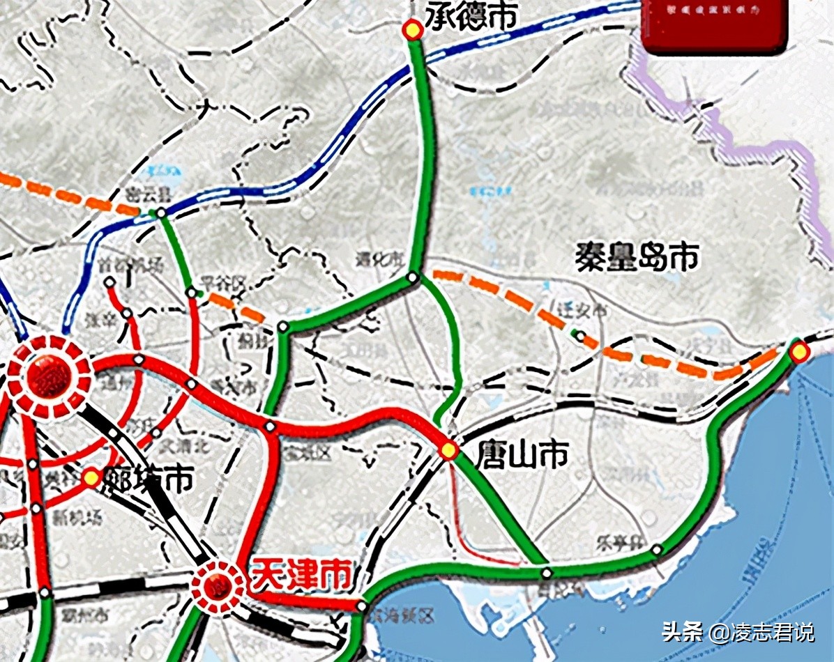 从铁路通达度这个角度来看一看河北的高铁布局