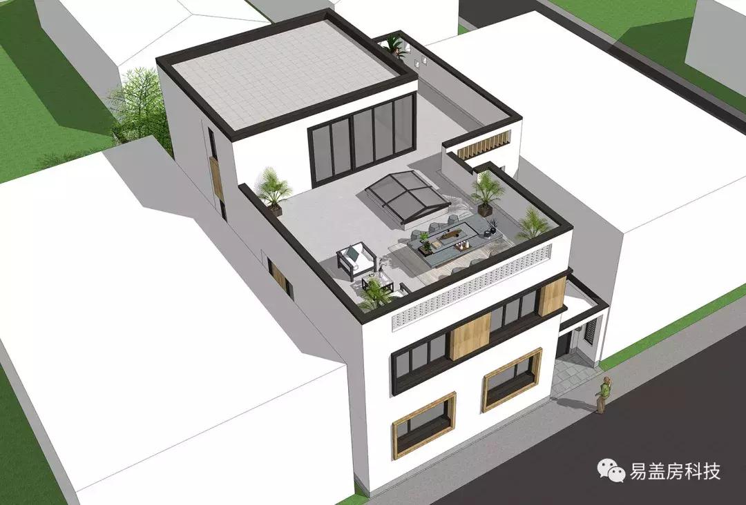 农村临街房子客厅怎么设计,农村临街小院墙设计